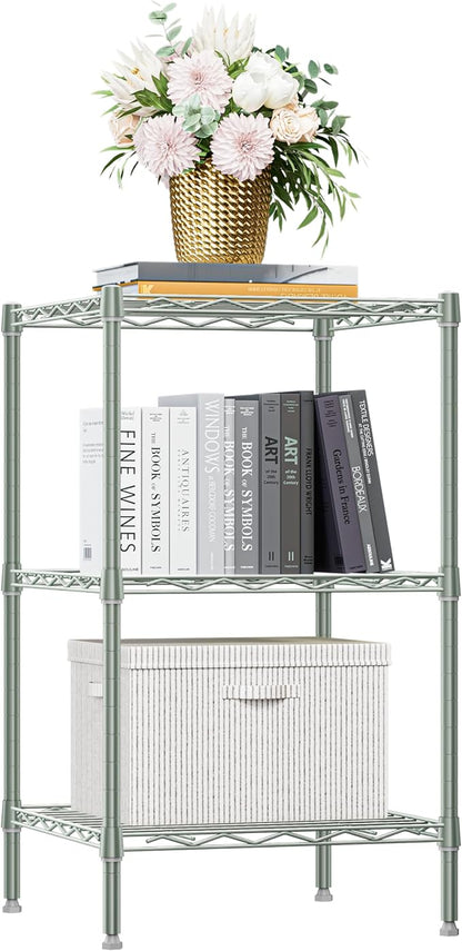 750 lbs 3-Shelf Storage Shelves Wire Shelving Unit Standing Metal Rack by MEIGAOPLASTICANDMETALHKCOLIMITED