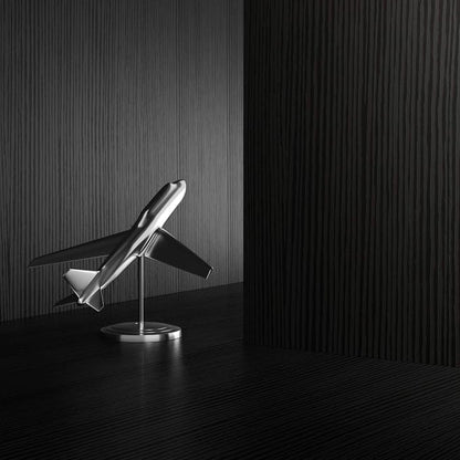 Mobili Fiver, Riccardo Floating nightstand, Ashwood Black, Made in Italy - Image 2