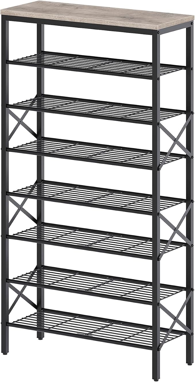 YATINEY 8 Tier Shoe Rack, Shoe Storage Organizer, Large Capacity Shoe Shelf by Yatiney