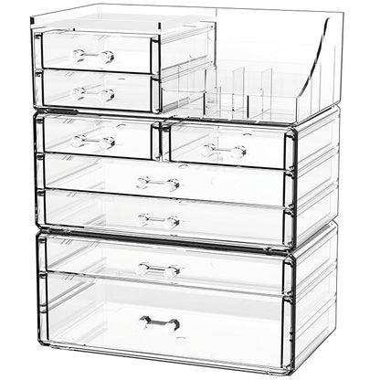 Acrylic Clear Make up Organizers And Storage by Cqacrylic
