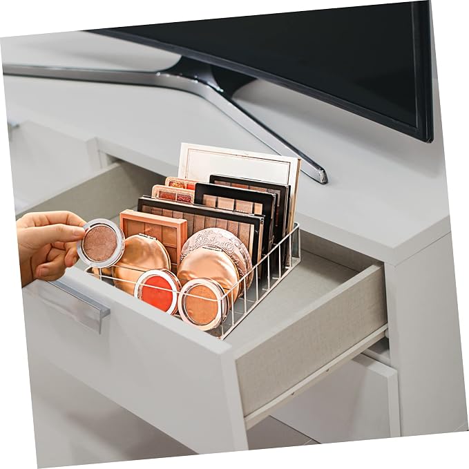 Acrylic Makeup Stand Eyeshadow Palette Holder Countertop Organizer Vertical - Image 8