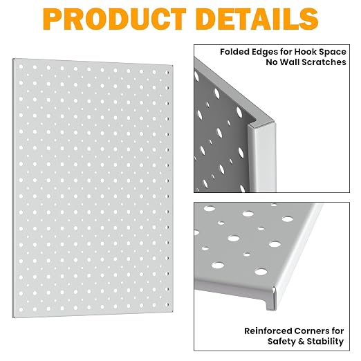 Pegboard Smith Metal Pegboard Panels, Pegboard Organizer System - Image 4