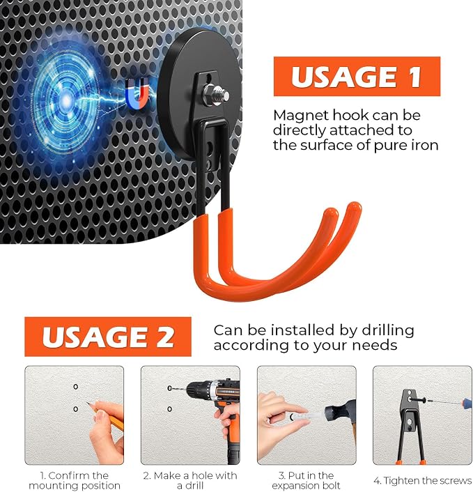 Extra Large Heavy Duty Magnetic Hooks - Image 7