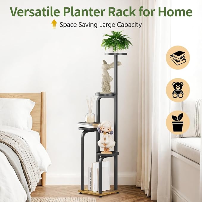 LASZOLA 5 Tiered Plant Stand Tall - Image 8
