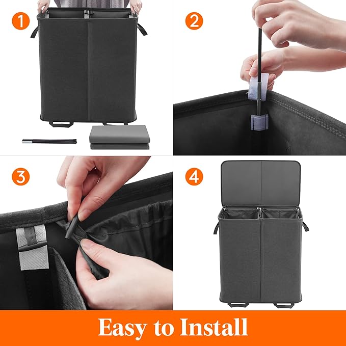 Lifewit Double Laundry Hamper - Image 3