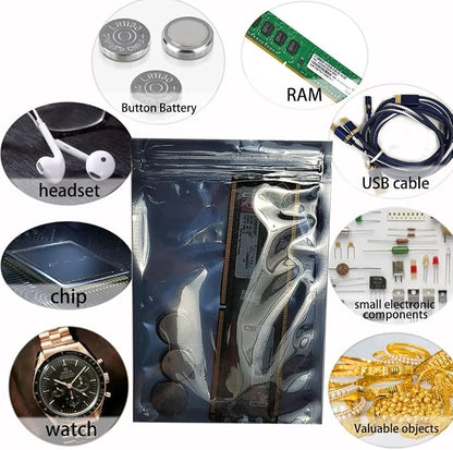 100pcs Antistatic Bags 3.93x5.9in/10x15cm, Resealable ESD Bag, Suitable - Image 5