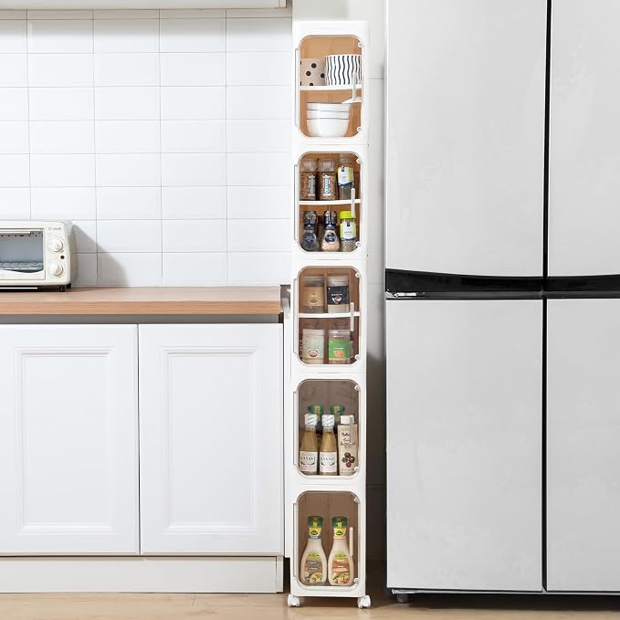 Narrow Bathroom Storage Cabinet - Image 2