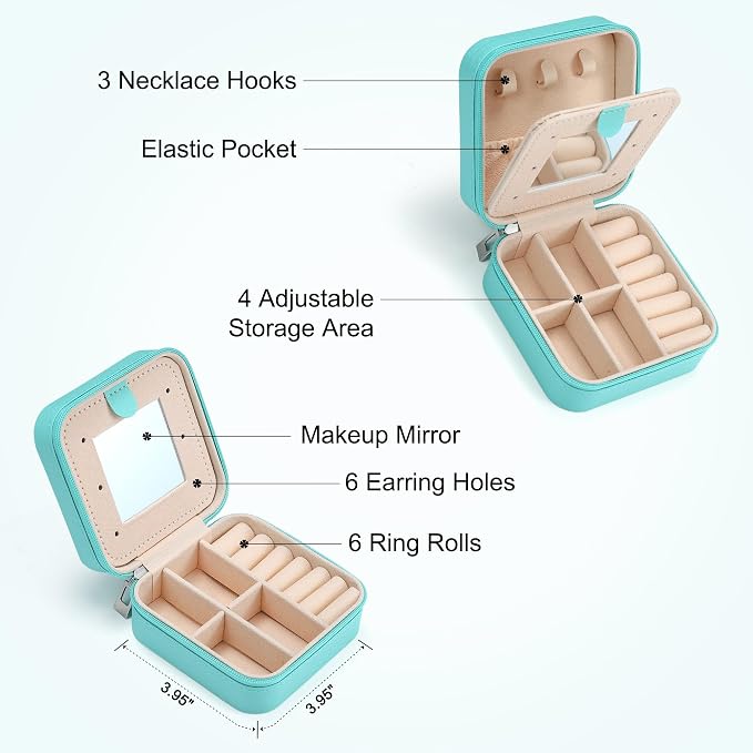 Parima Initial Jewelry Box for Women Girls - Image 3