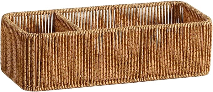 Natural Rattan Tissue Box Organizers - Image 5