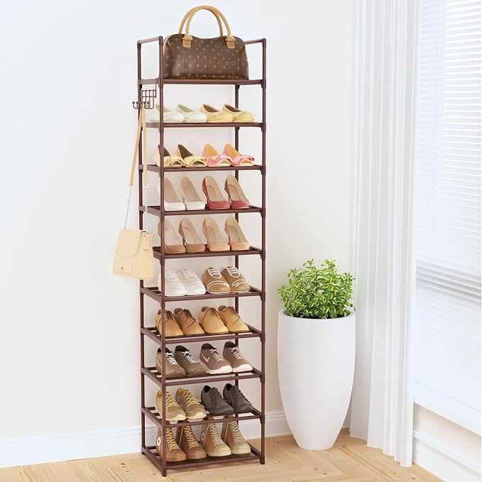 Tall 10 Tier Shoe Rack - Image 7