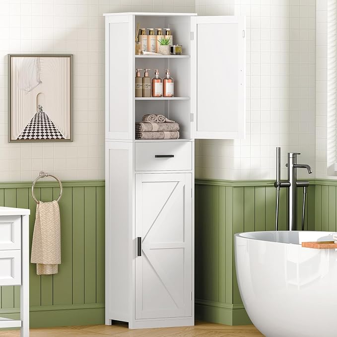 WEENFON Tall Bathroom Cabinet, Storage Cabinet - Image 4