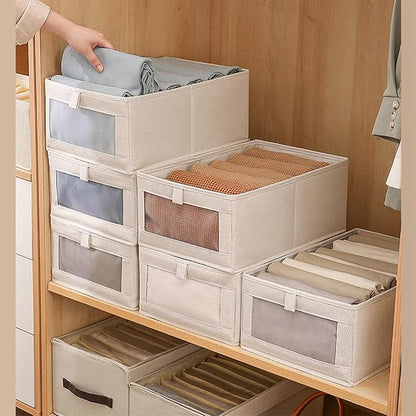Linen Closet Organizers And Storage, 10 Pack Closet Storage Bins Linen Closet - Image 7
