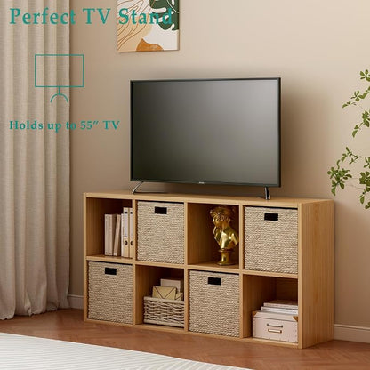 8-Cube Storage Shelf Bookcase - Image 6