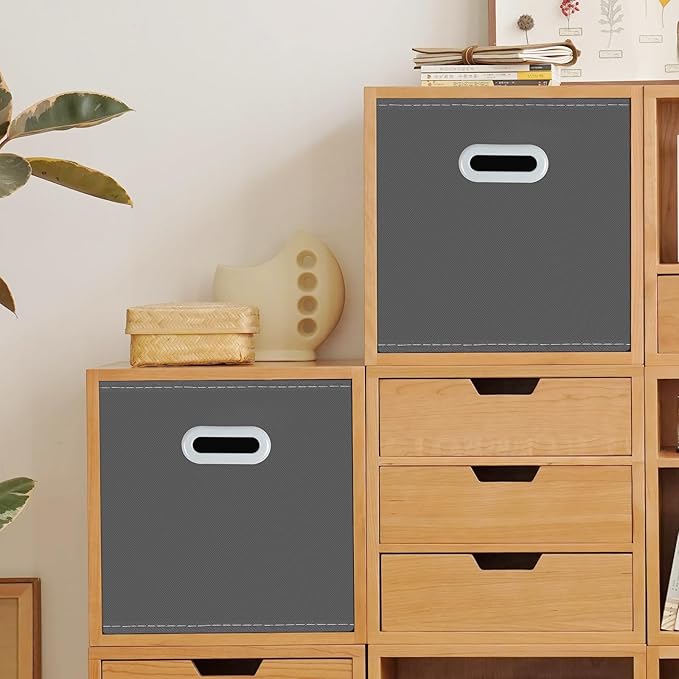Yunkeeeper storage bins Cubes, Fabric Cube Organizer - Image 4
