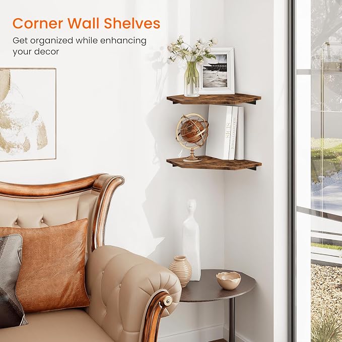 Corner Shelf Wall Mount, Cable Box, Game Console, Storage - Image 4