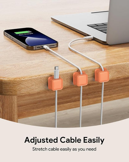 8 Pack Magnetic Cord Organizer, Easy Secure Adhesive Cable Management, Wire - Image 2