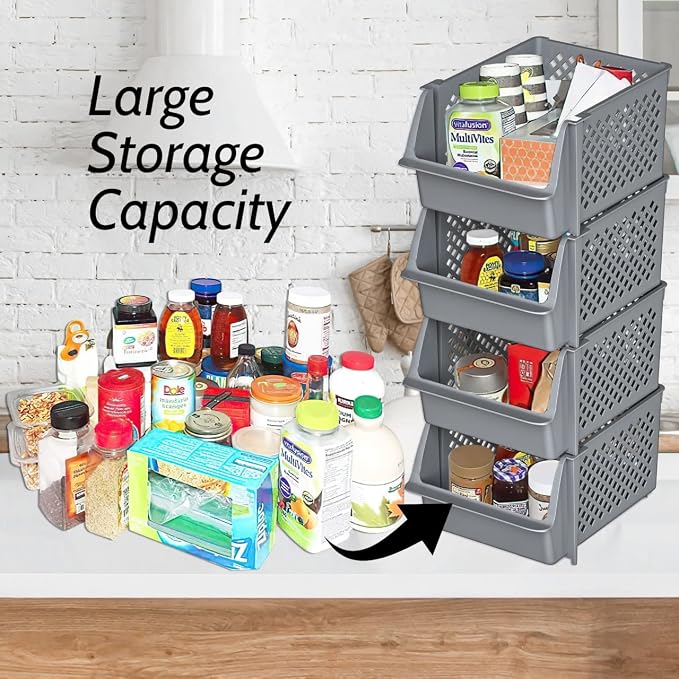 Skywin TidyFriend Stackable Storage Bins - Image 2