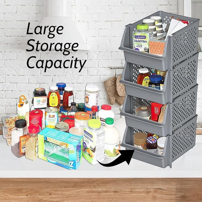 Skywin TidyFriend Stackable Storage Bins - Image 2