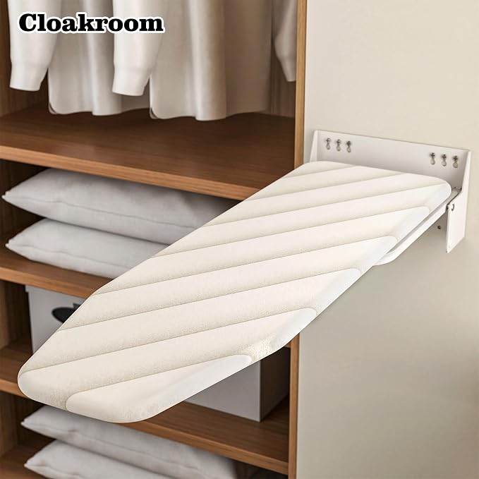 Wall-Mounted Ironing Board 37.4" x 11.8" Compact Mount Fold Down Iron Board - Image 8