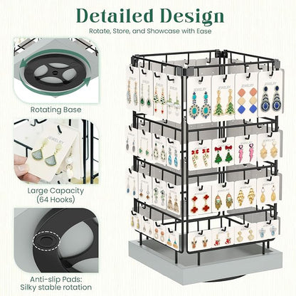 EsLuker.ly Rotating Earring Display Holder Stand - Image 2