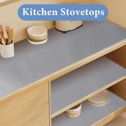 Shelf Liners for Kitchen Cabinets Non Adhesive Drawer Liner 23.6in x 20FT Pure - Image 5