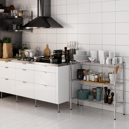 14" Deep x 36" Wide x 34" Height Wire Shelving Kit | 3-Tier | NSF Commercial - Image 6