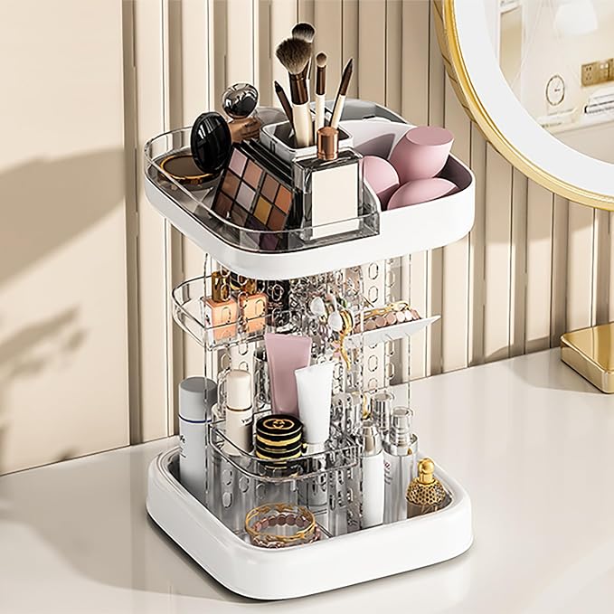 360 Rotating Makeup Organizer for Vanity & Countertop, Spinning Perfume and by Unknown