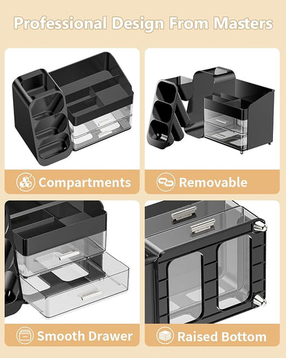 Makeup Organizer with Drawers, Skincare Organizer, Storage Box Cosmetic Display - Image 3