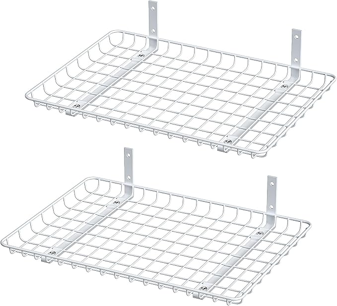 Ultrawall Wall Mounted Storage Shelf, Garage Shelves 24x12 Inch, Metal Shelf by UltrawallGarageToolsOrganizer