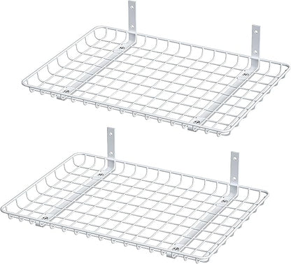 Ultrawall Wall Mounted Storage Shelf, Garage Shelves 24x12 Inch, Metal Shelf by UltrawallGarageToolsOrganizer