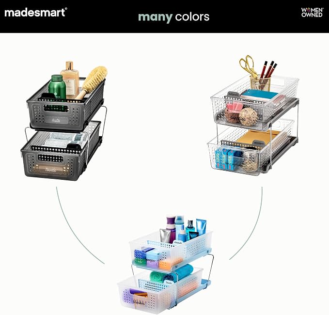 madesmart 2 Tier Organizer, Under Cabinet Storage - Image 6