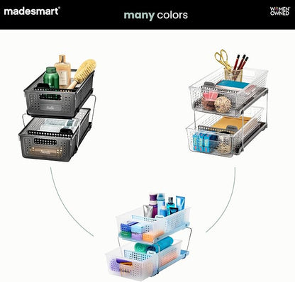 madesmart 2 Tier Organizer, Under Cabinet Storage - Image 6