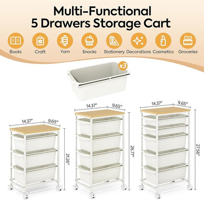KINGBOARD Slim Rolling Cart - Image 2