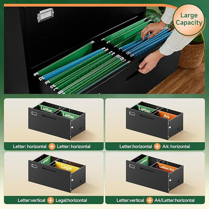 Letaya 4 Drawer File Cabinets - Image 5