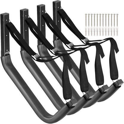 Kayak Storage Racks, Canoes Garage Storage Hooks, Wall Mount Surfboard Hangers by Heavdace