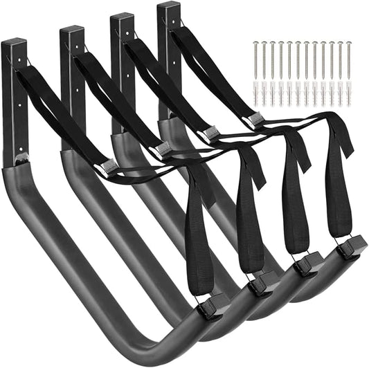 Kayak Storage Racks, Canoes Garage Storage Hooks, Wall Mount Surfboard Hangers by Heavdace