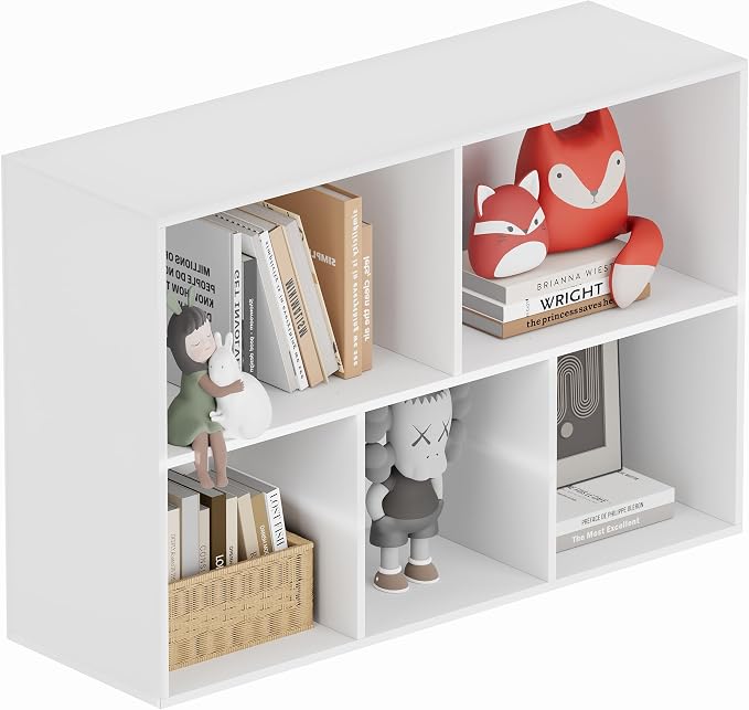 Book Shelf, Wooden Cube Storage Organizer by Unknown