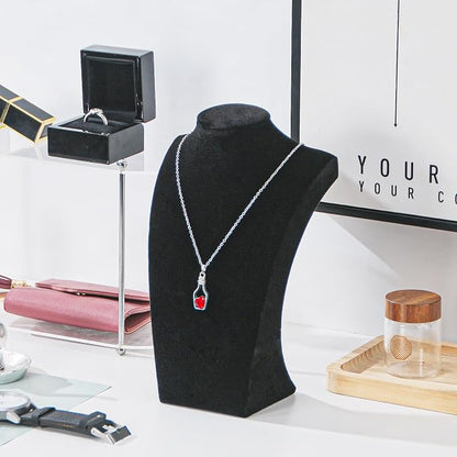 3Pcs Necklace Bust Stand for Selling, Jewelry Necklace Organizer Rack for Shop - Image 3