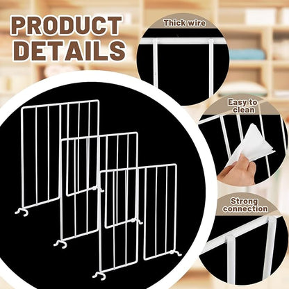 Amylove 24 Pcs Wire Shelf Divider - Image 3