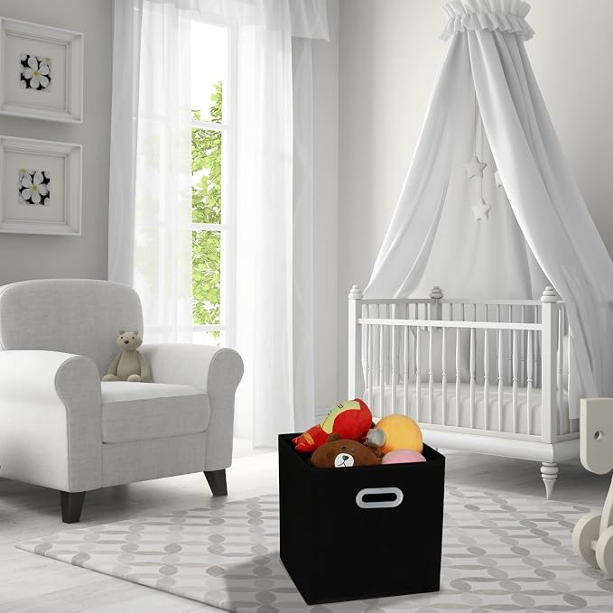 Fabric Cloth Storage Bins, Cube Organizer - Image 8