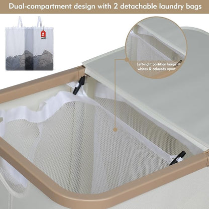 DOKEHOM 160L Extra Large Laundry Hamper - Image 4