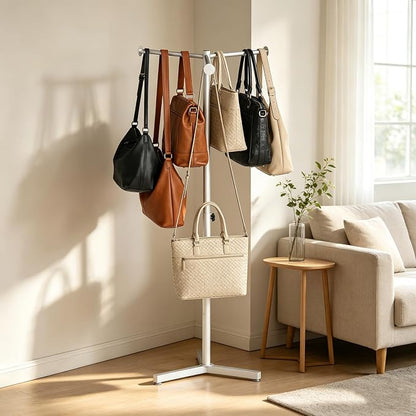 tonchean 34–45 Inch Shopping Bag Holder Stand, Heavy Duty Height Adjustable - Image 2