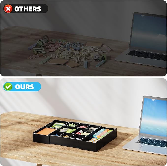 Marbrasse Expandable Desk Drawer Organizer, Desk Organizers and Accessories - Image 9