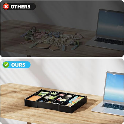 Marbrasse Expandable Desk Drawer Organizer, Desk Organizers and Accessories - Image 9