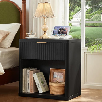 LEYAOYAO Fluted Nightstand - Image 4