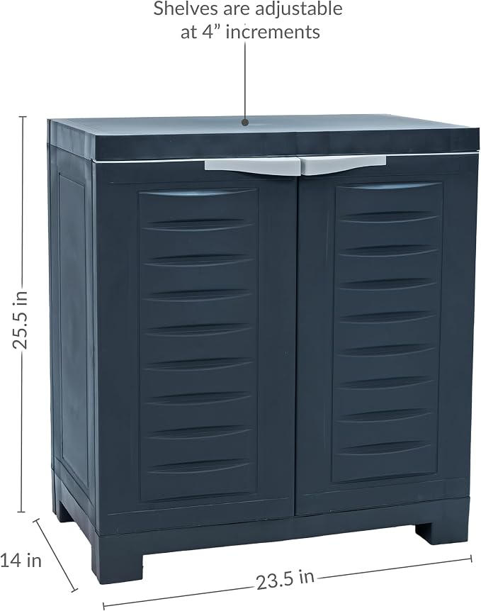 Sunnydaze 25.5" Garage Storage Cabinet - Image 2
