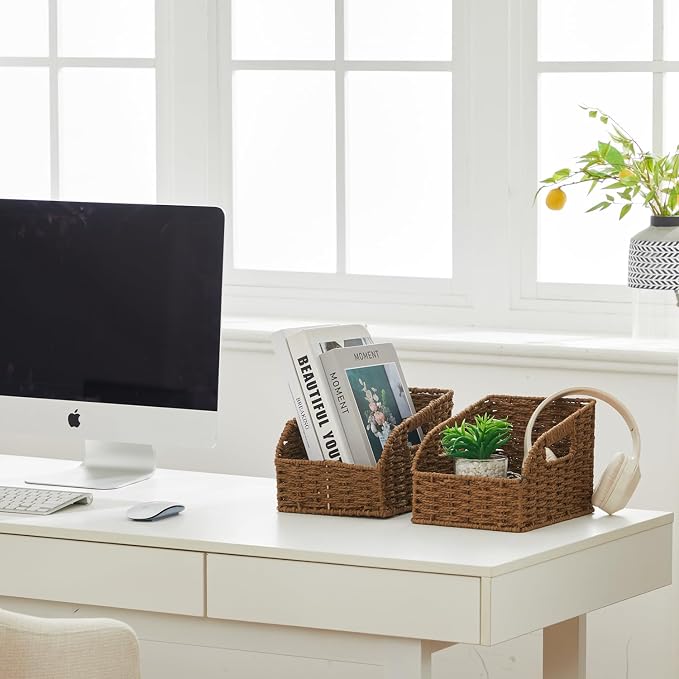 Wicker Baskets for Organizing, Kitchen Counter - Image 6