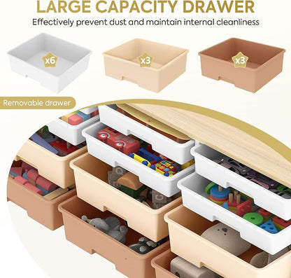 TOOLF 12 Drawers Storage Cabinet - Image 5
