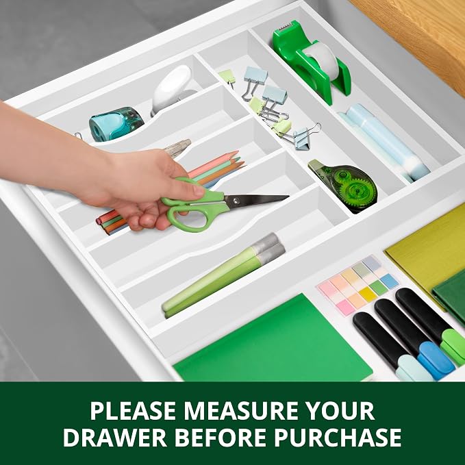 ROYAL CRAFT WOOD Luxury Bamboo Kitchen Drawer Organizer - Image 3