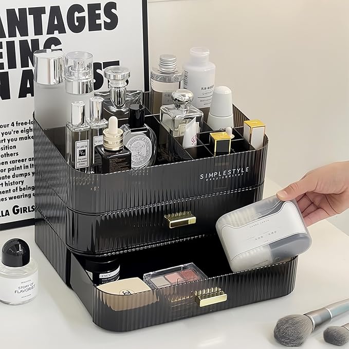 Makeup Organizer for Vanity, Large Desk Organizer - Image 6